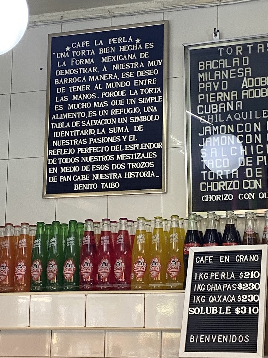 Tortas y Café La Perla Menu - Image 3