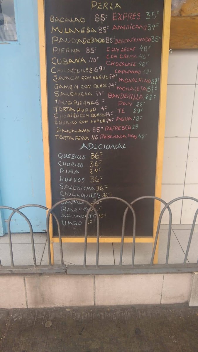 Tortas y Café La Perla Menu - Image 6